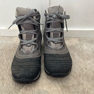 Merrell Gray and Black Winter Boots